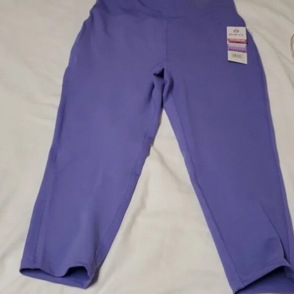 POP Fit 2-Pack Try Me On Leggings in Purple and Black Size Large NWT - Picture 3 of 11